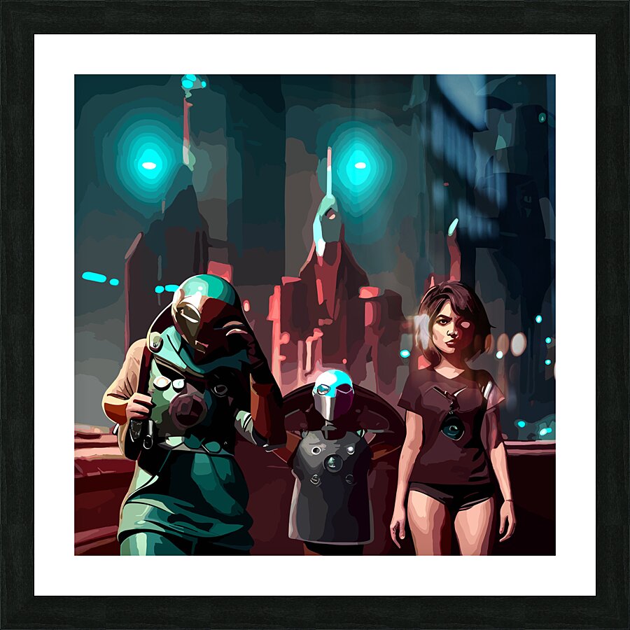 Clique Picture Frame print