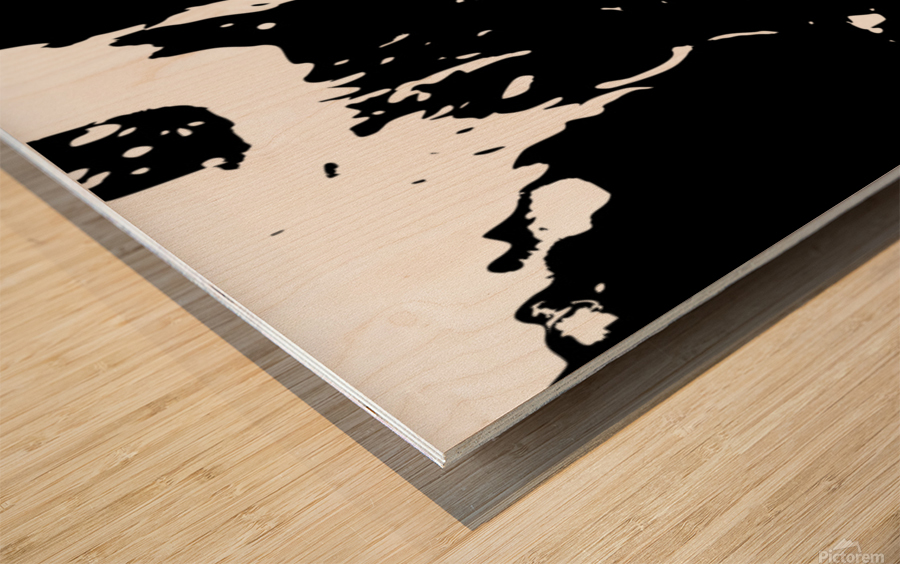 Vacuous Impression sur bois