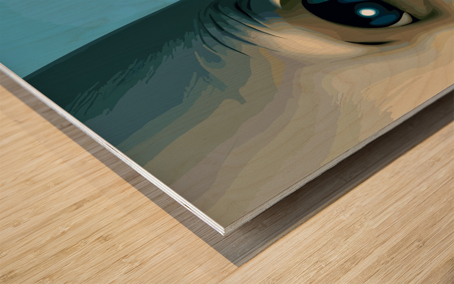 Ex·​tra·​ter·​res·​tri·​al Impression sur bois