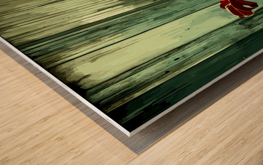 Relinquishes Wood print