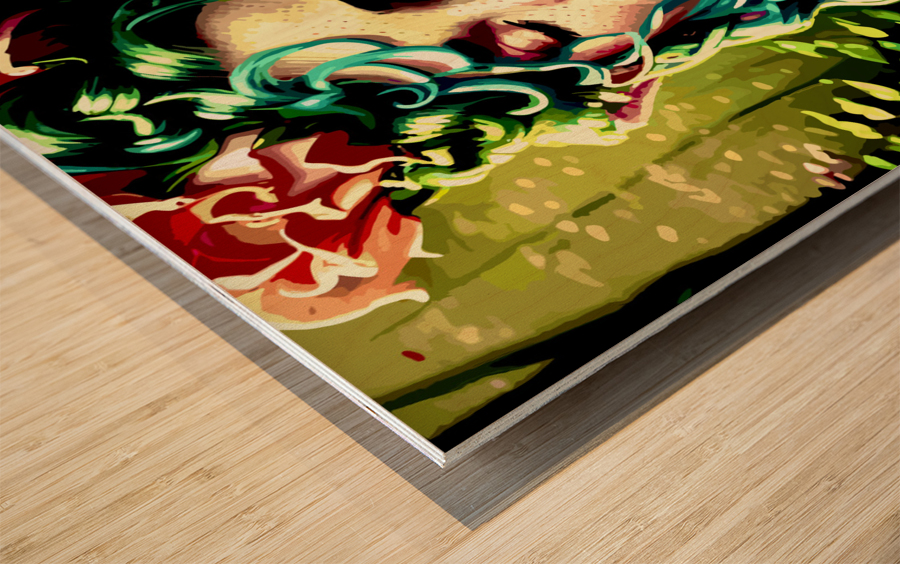Perceive Wood print