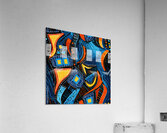 Blue Divide  Acrylic Print