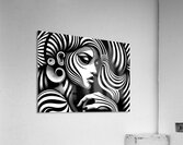 OpArtPortrait03 Acrylic Print