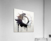 Abstract Ring Paint Splatter Acrylic Print