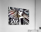 OpArtPortrait02 Acrylic Print