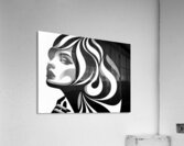 OpArtPortrait18 Acrylic Print