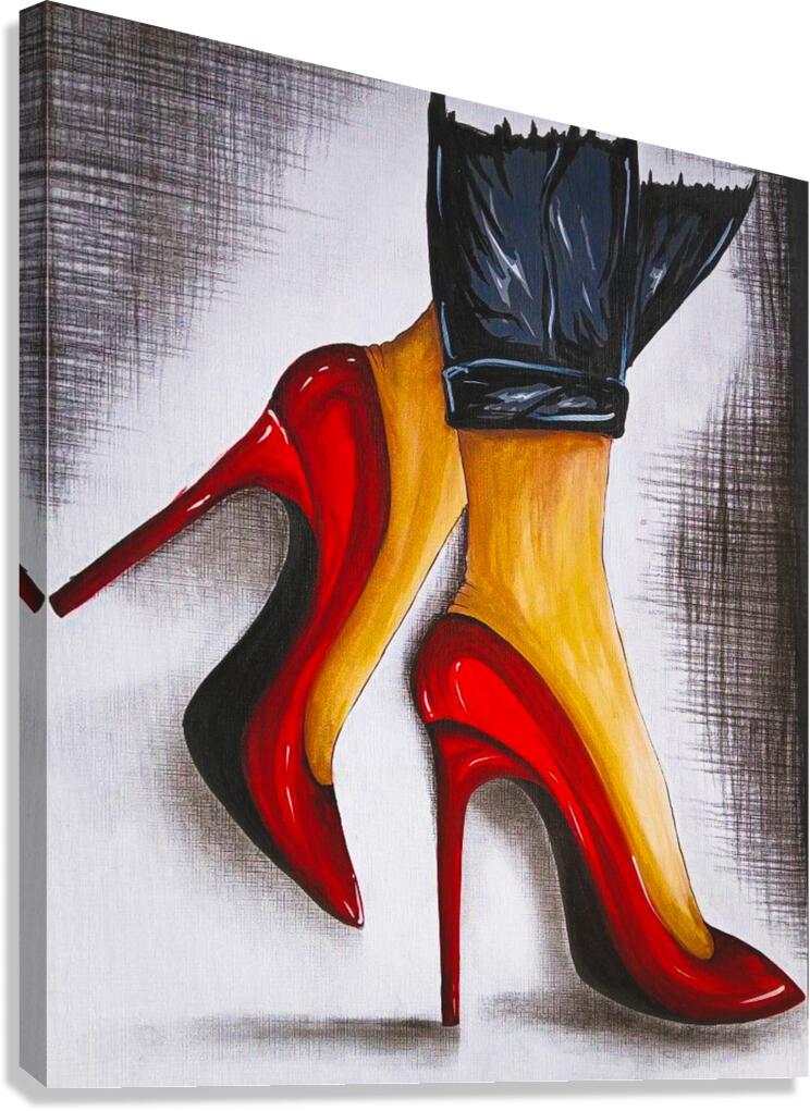 Red Heels  Canvas Print