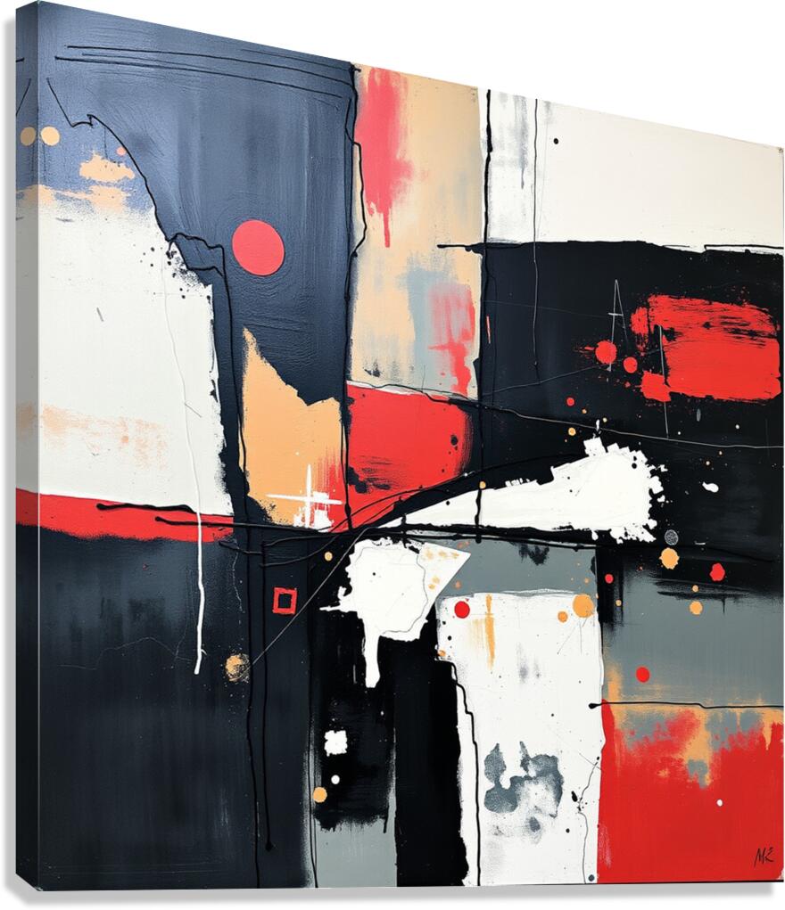 Geometric artwork  Canvas Print