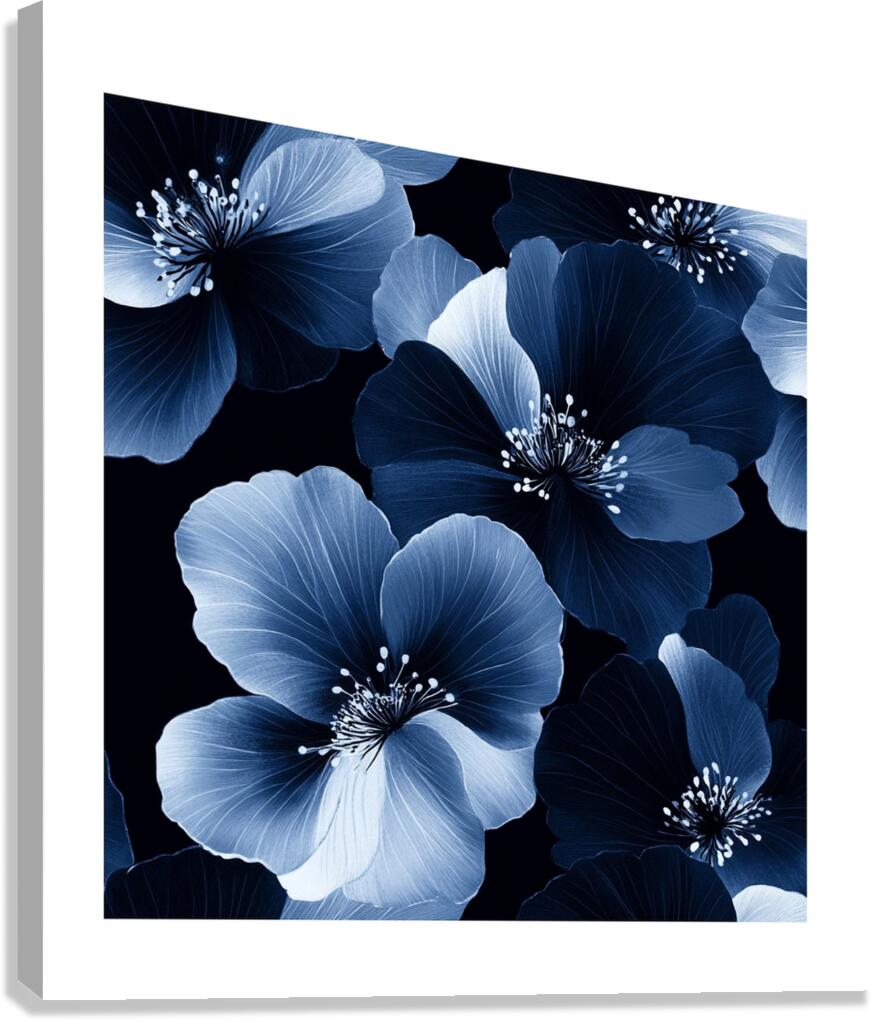 Blue  Flower  Canvas Print