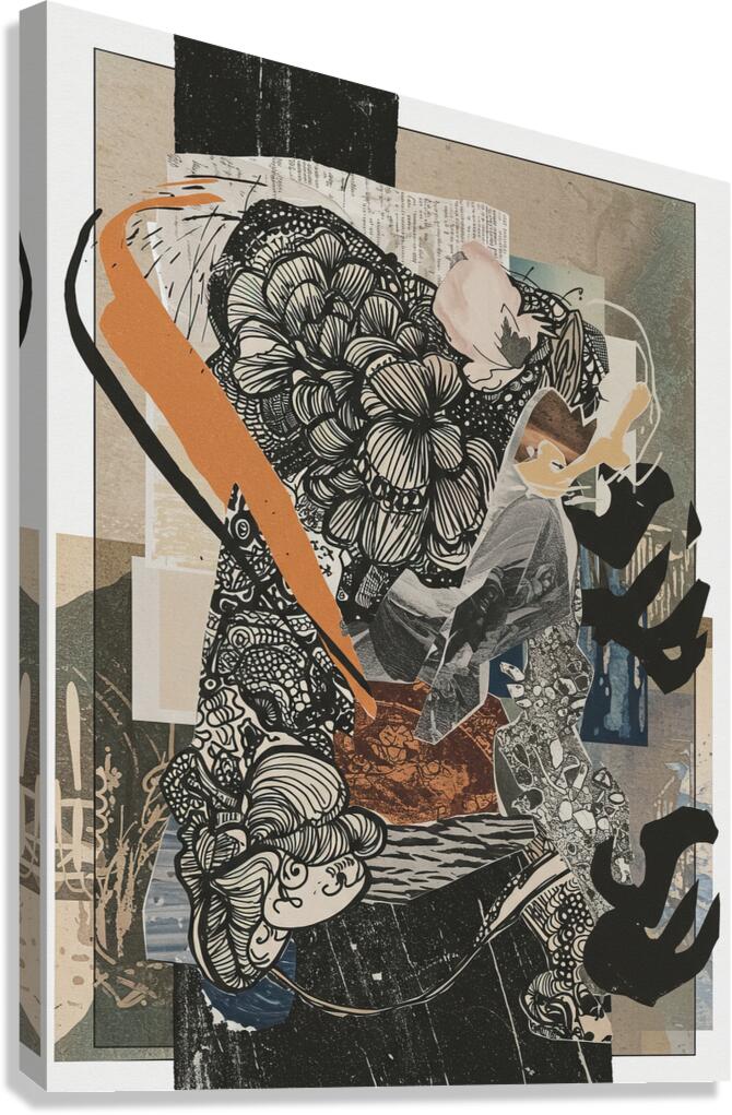 ModernArtCollage01 Canvas Print