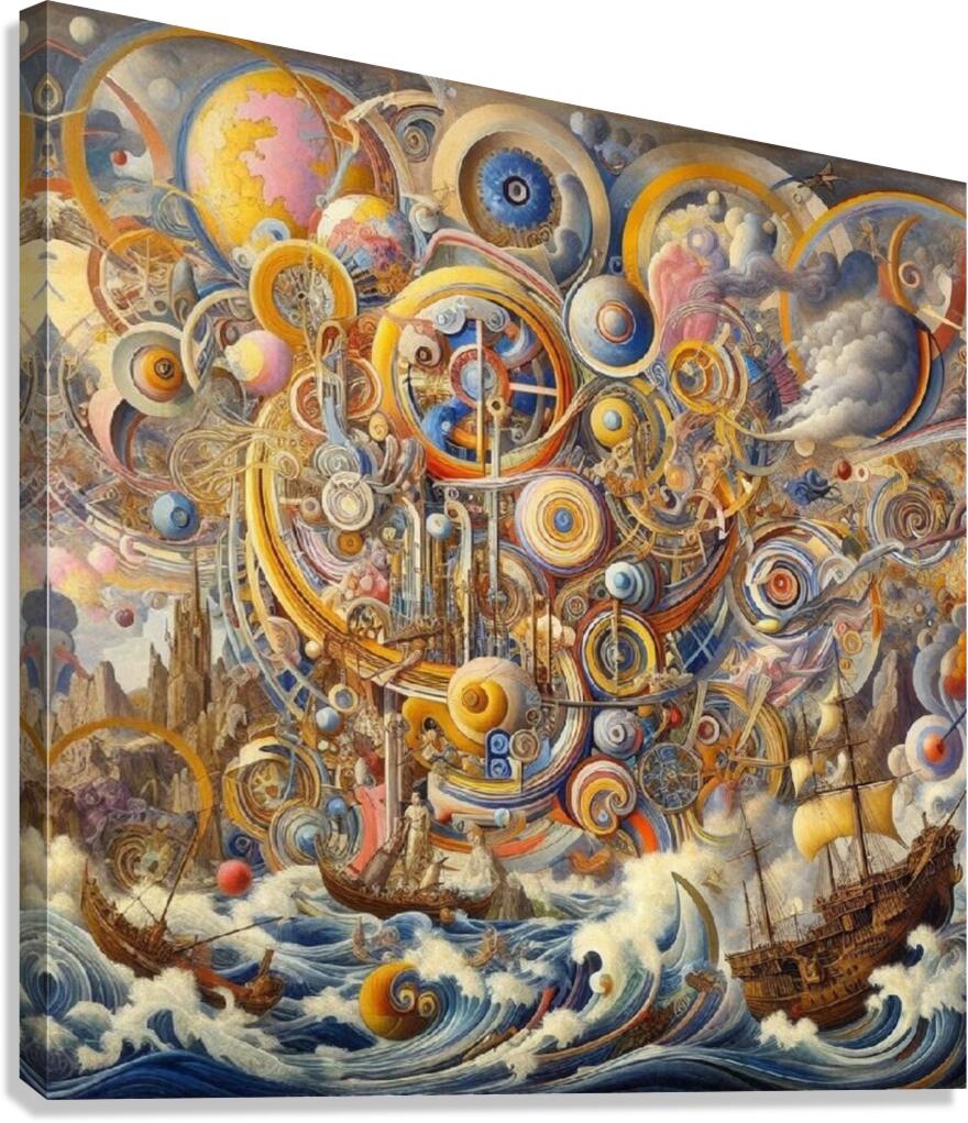 Time is an illusion  Canvas Print