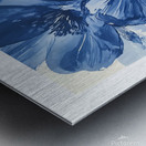 Blue  flora Metal print