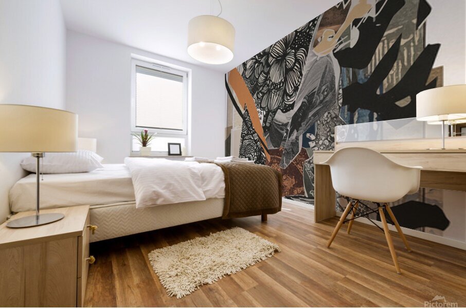 ModernArtCollage01 Mural print