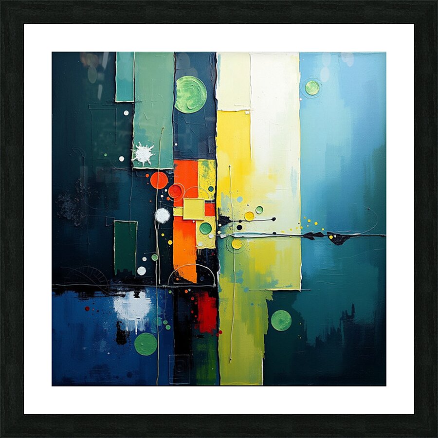 Flow Picture Frame print