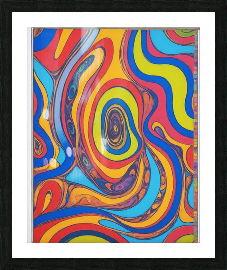 Circle  Picture Frame print