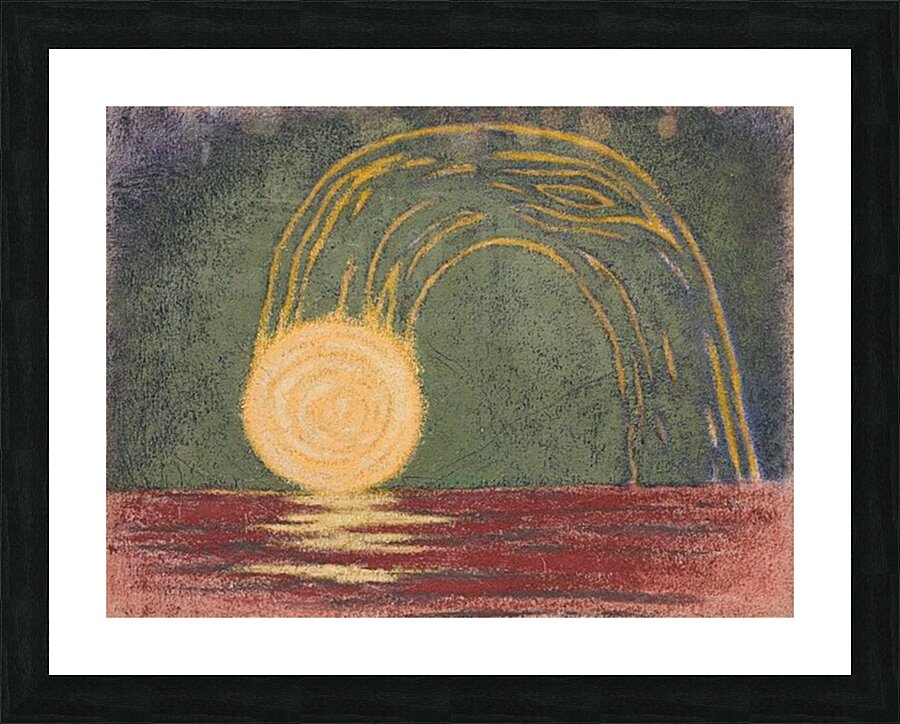 Full Moon  Picture Frame print