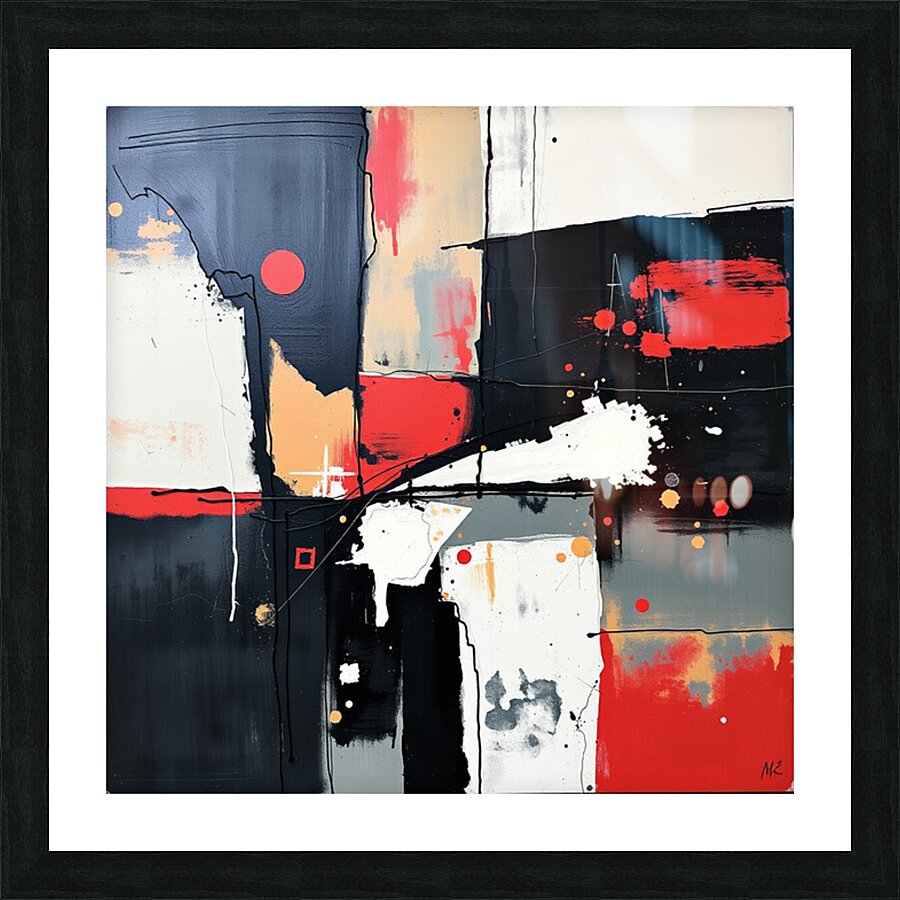 Geometric artwork  Picture Frame print