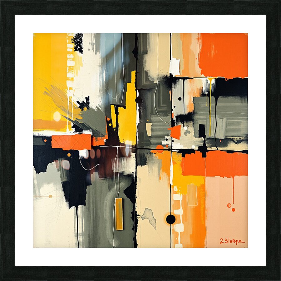 Abstract  Picture Frame print