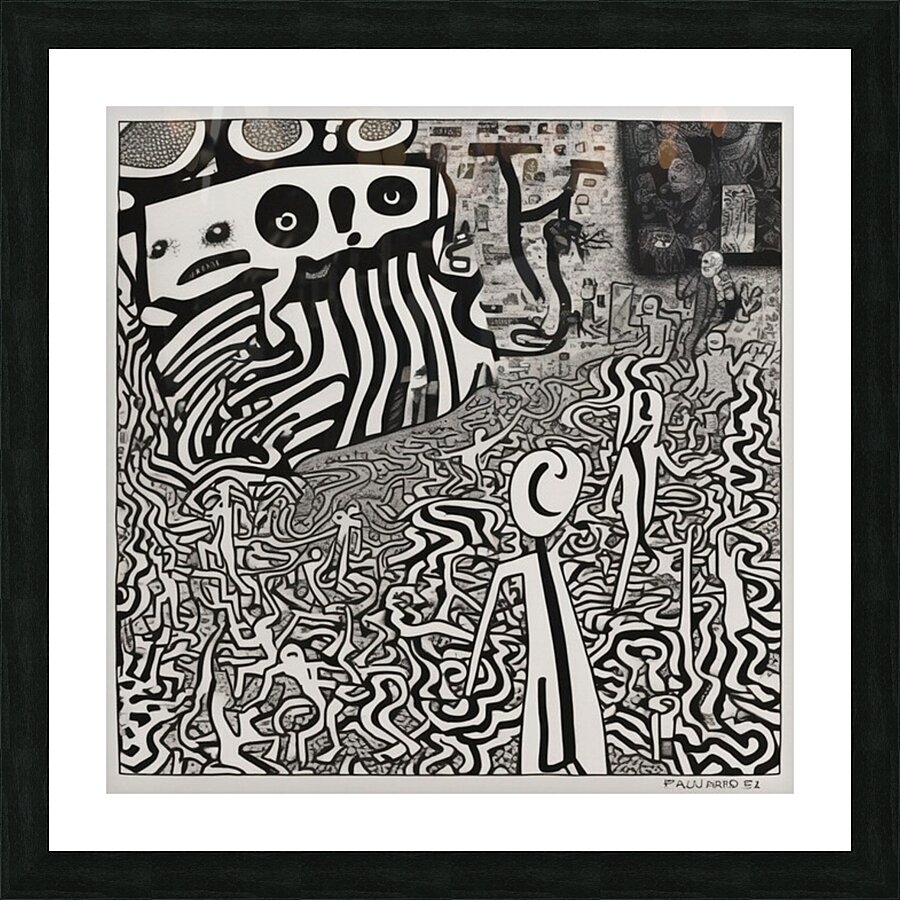 Maze  Picture Frame print