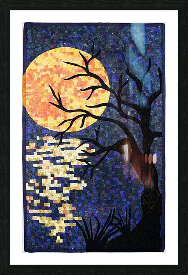 Full Moon Picture Frame print