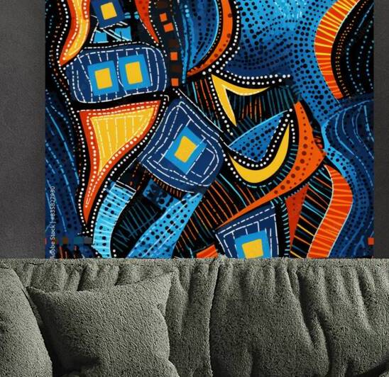 Blue Divide  Reproduction