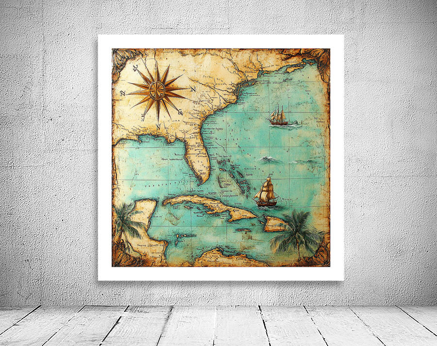 Vintage  map Wall Preview