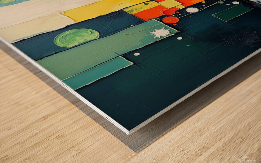 Flow Wood print