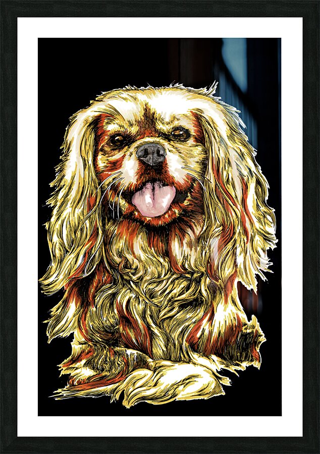 King Charles Picture Frame print