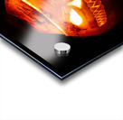 Frightful Carved Turnip Jack O Lantern Acrylic print