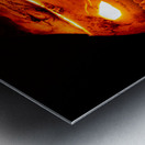 Frightful Carved Turnip Jack O Lantern Metal print