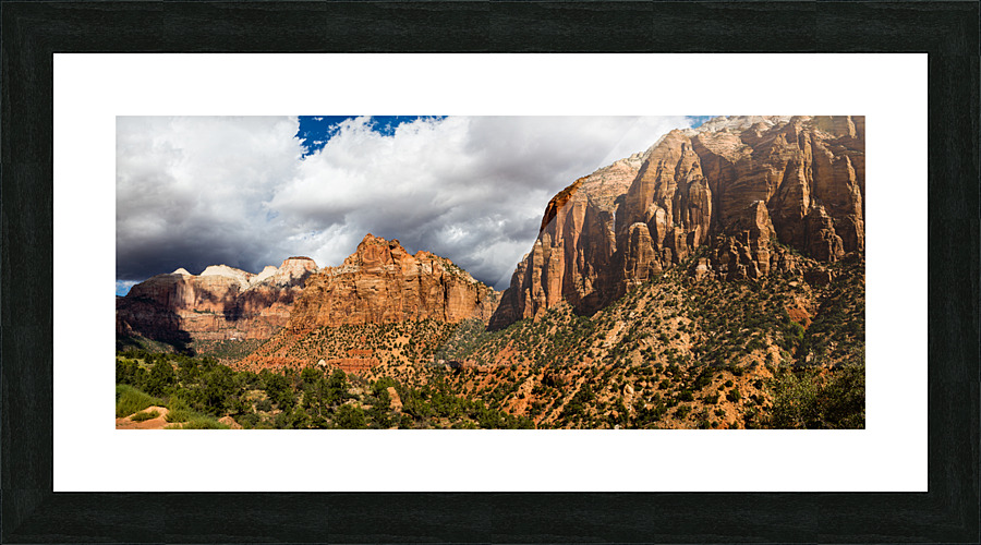 Clouds Over Zion Picture Frame print