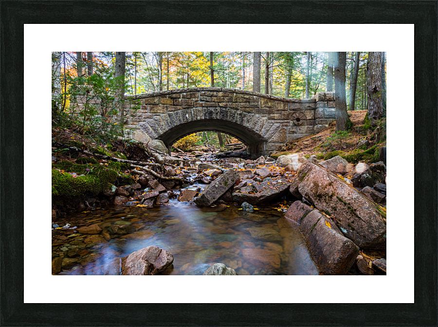 Hadlock Brook Bridge Picture Frame print
