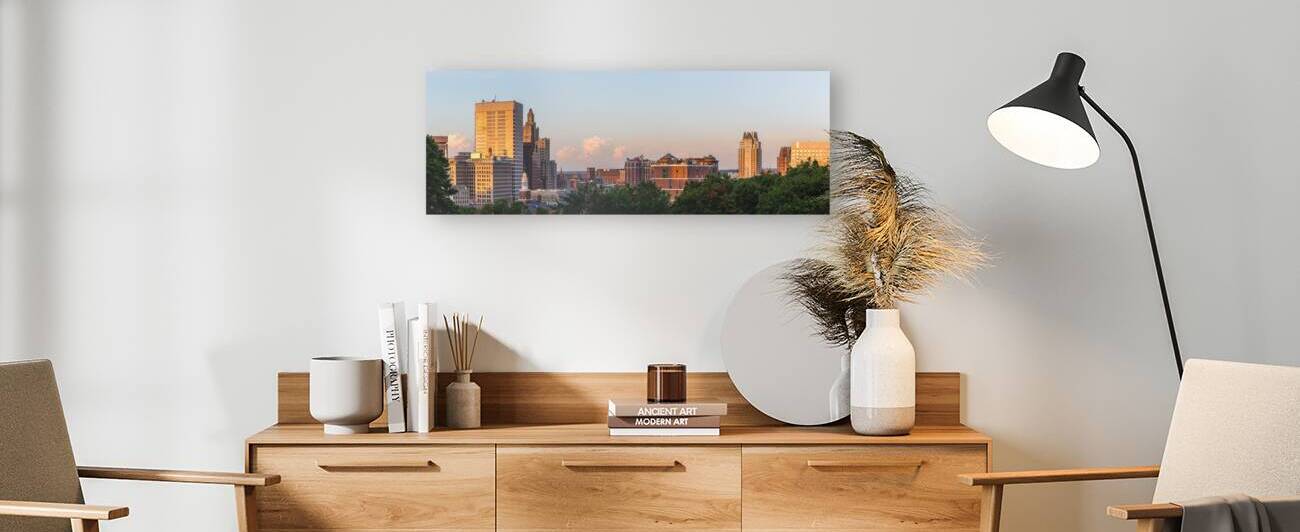 Good Morning Providence RI Panorama by Andrew Pacheco