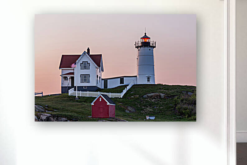 Nubble Lighthouse Sunrise by Andrew Pacheco