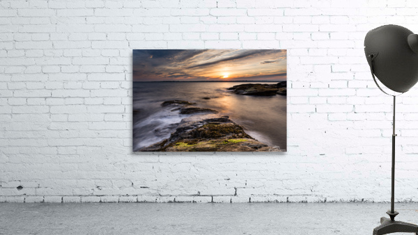 Sunset at Beavertail  Wall Preview