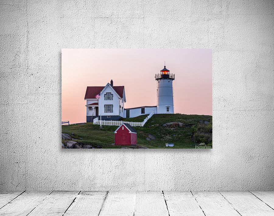 Nubble Lighthouse Sunrise Wall Preview