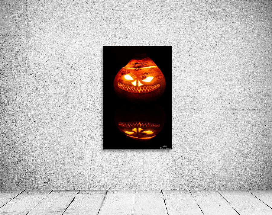 Frightful Carved Turnip Jack O Lantern Wall Preview
