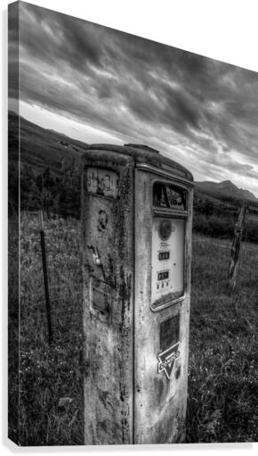 LAST CHANCE GAS VERTICAL Canvas Print