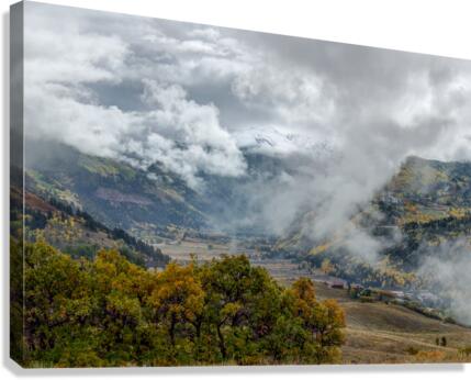 AND THE HEAVENS OPENED UP Canvas Print