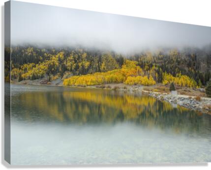 DREAMY AUTUMN REFLECTION Canvas Print