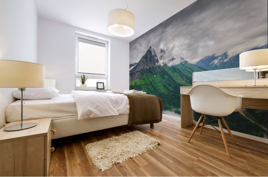 MOUNTAIN STORM Mural print
