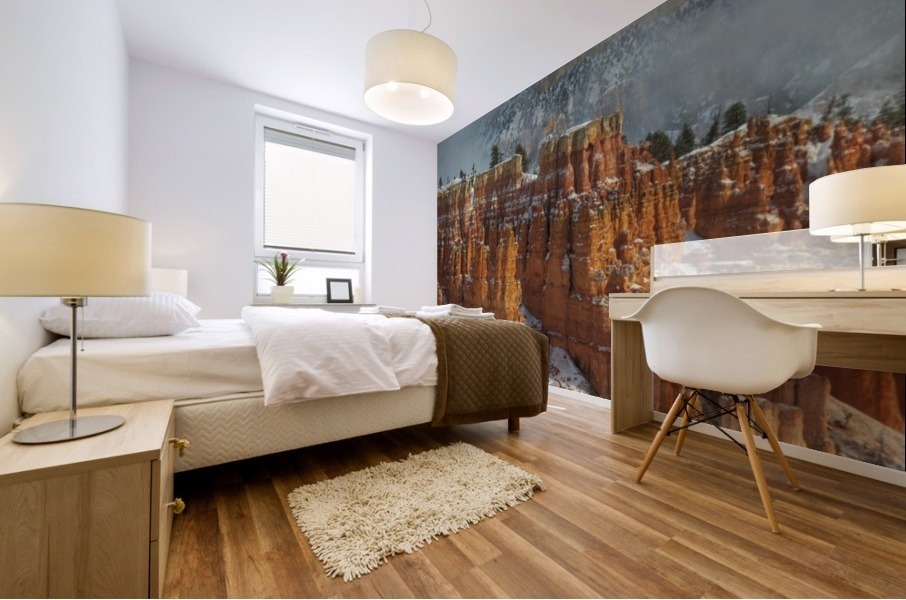 RISE AND SHINE Mural print