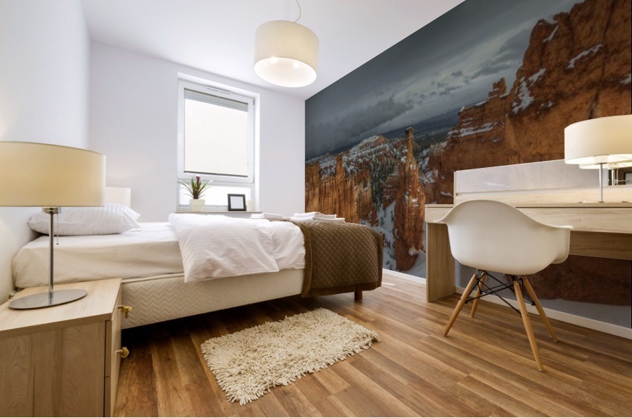 STORMY SUNLIGHT Mural print