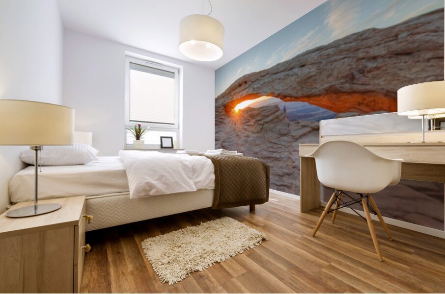 Starshine Through Mesa Arch Mural print