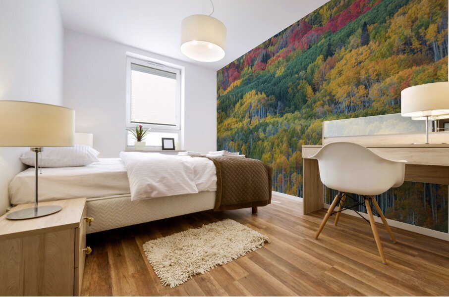 Aspen Mountain Mural print
