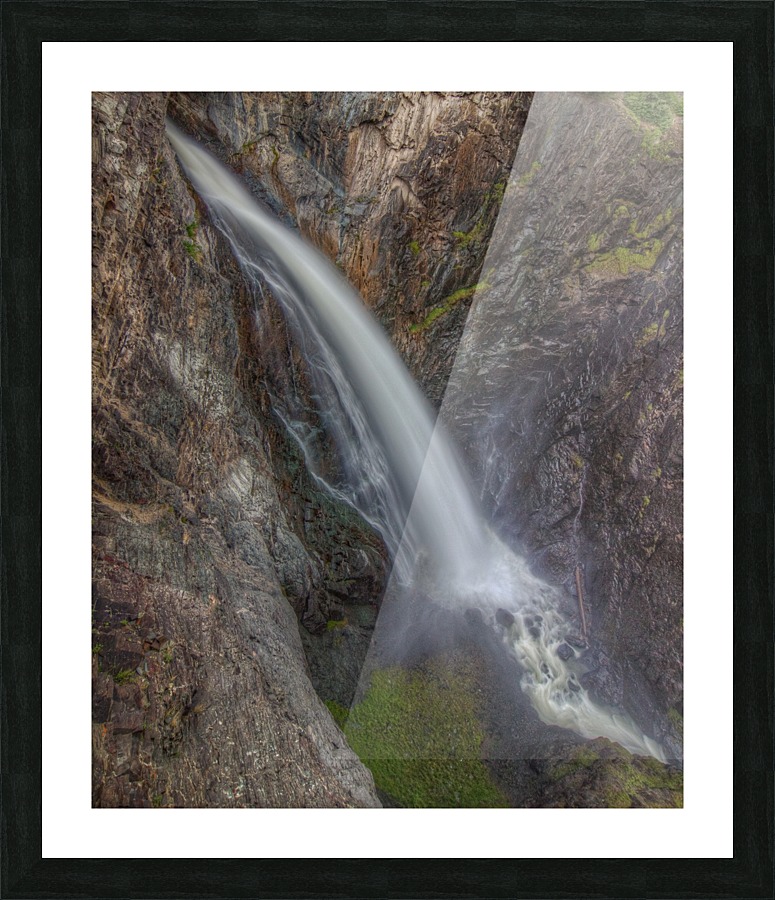 TALL FALLS Picture Frame print