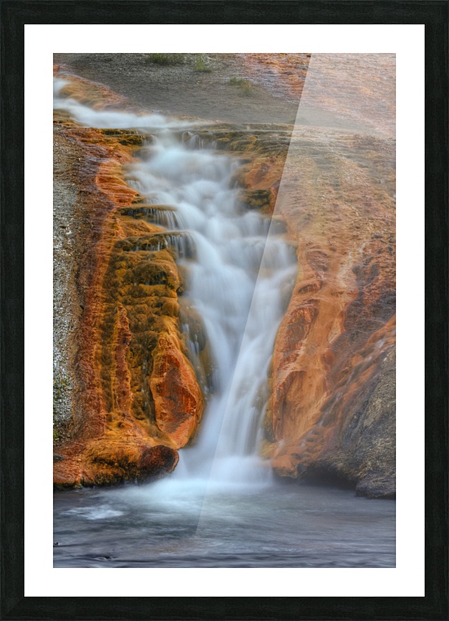 STEAMY FALLS Picture Frame print