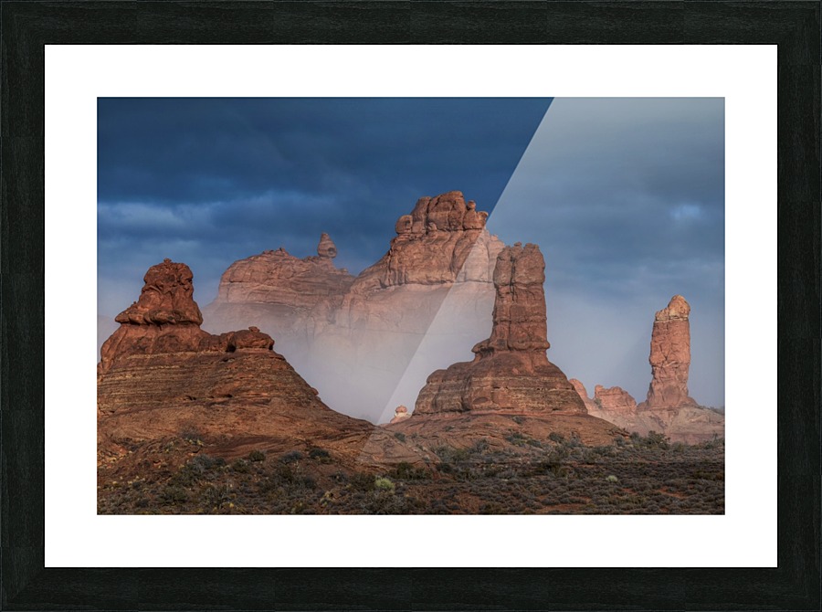 RISE ABOVE IT Picture Frame print