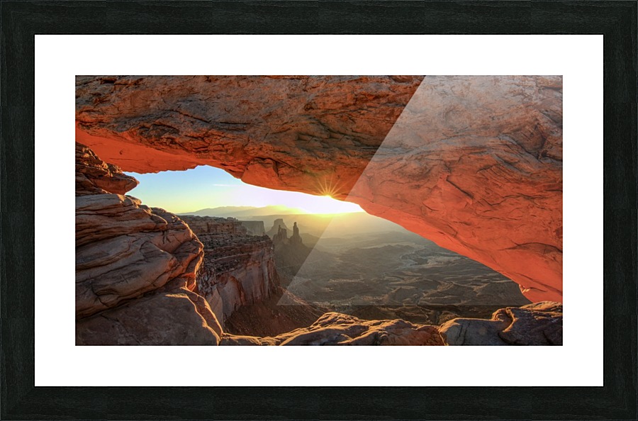 FIERY SUNRISE Picture Frame print