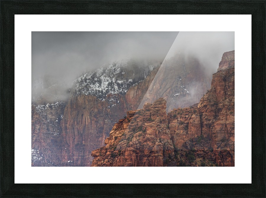 BEHIND THE VEIL Picture Frame print